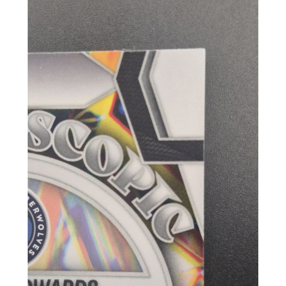 2024 Panini Prizm Black Anthony Edwards #7  Kaleidoscopic Silver Prizm